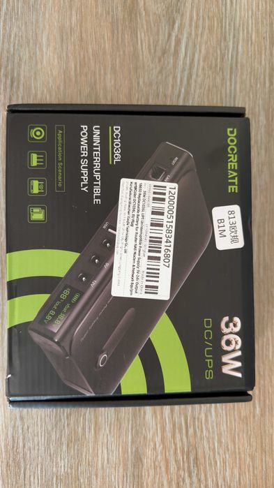 ДБЖ (UPS) Docreate DC1036L 36W для роутера, ONU