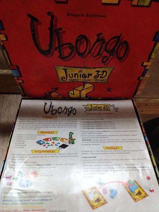 Ubongo Junior 3D. Kompletna.