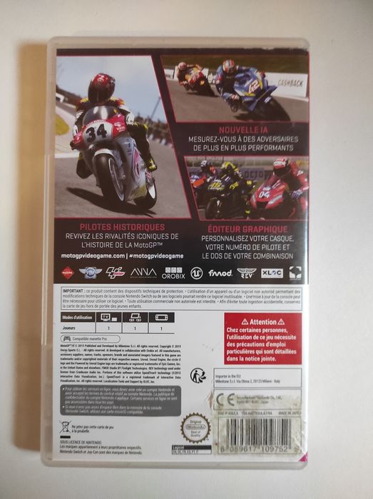 Jogos Nintendo Switch Moto GP 19