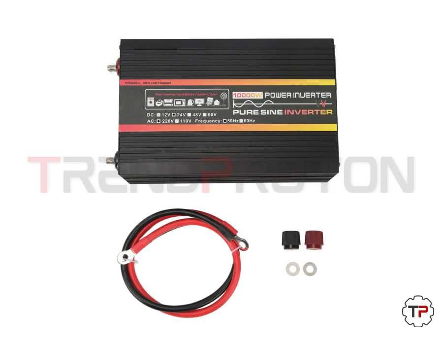 Inversor/ Transformador de Corrente 10.000W - 24V p/ 220V