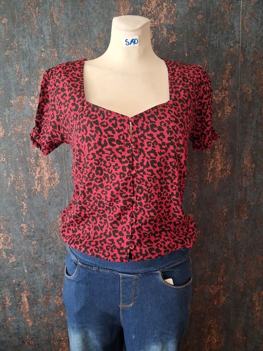 Body panterka cętki rozmiar XS oversize