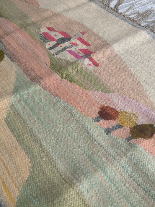 Kilim Cepelia PRL wełniany
