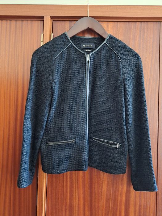 Casaco preto S Massimo Dutti