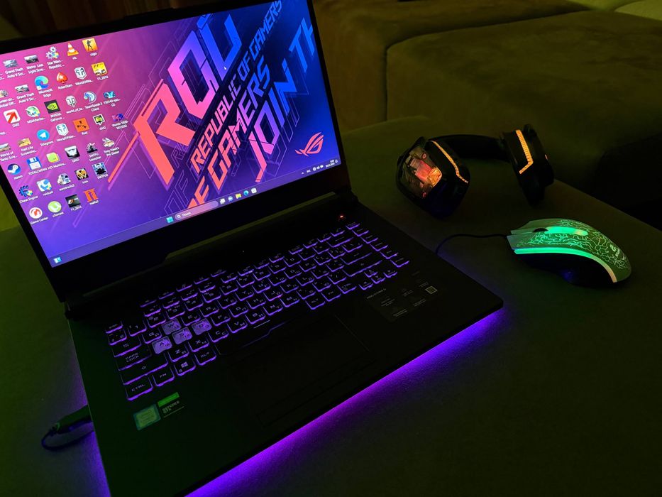 ЗСУ Скидка! Мощный игровой ноутбук Asus Rog Strix с полным комплектом