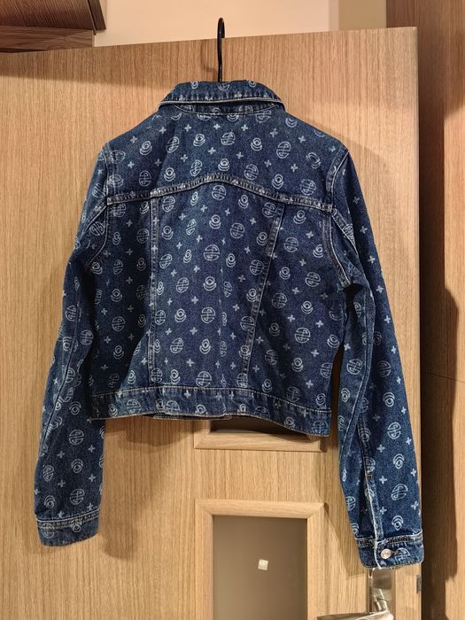 Nowa kurtka jeansowa granatowa Cropp