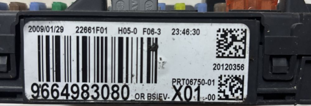 BSI Citroen Peugeot Original - Ref 9664983080