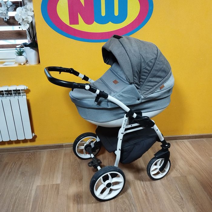Baby Merc wózek głęboki świetna amortyzacja nosidełko gratis komis NW