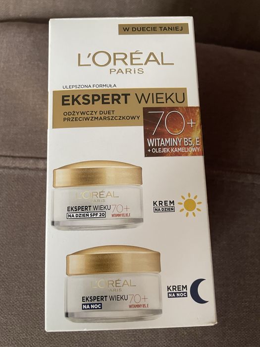 Zestaw kremów l’oreal ekspert wieku 70+ dzień i noc