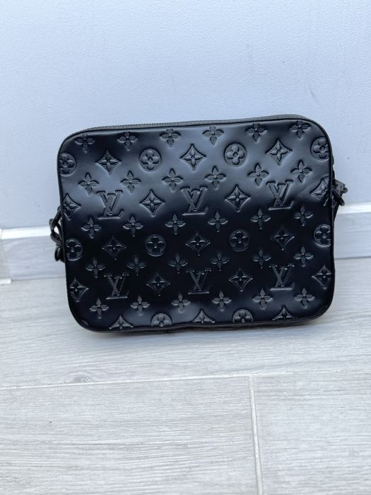 Кожаная мужская сумка через плечо Louis Vuitton