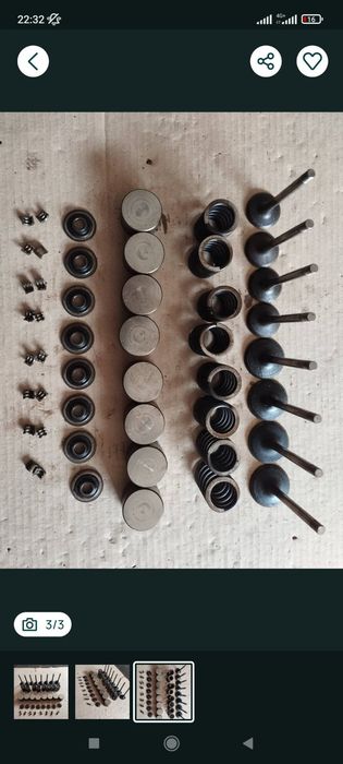 Продам  комплект клапана Ауді,Пассат,Шкода.