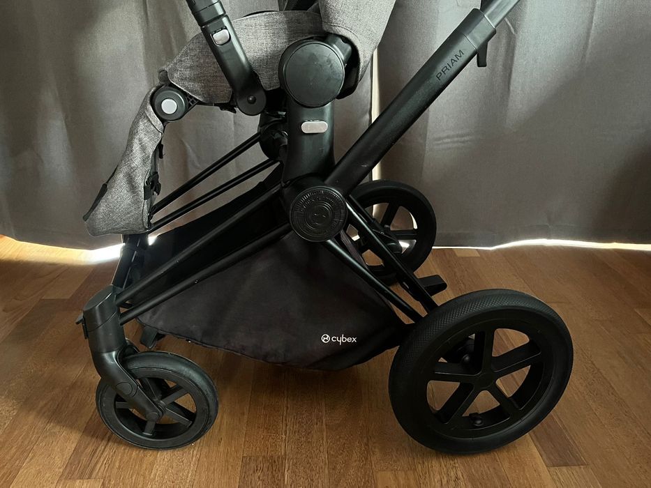 Wózek Cybex Priam 1.0 Platinum Grey 2w1 Gondola + Spacerówka  i gratis