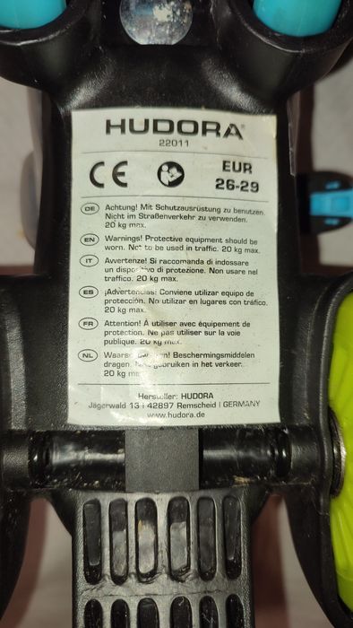Ролики дитячі Hudora, Німеччина.