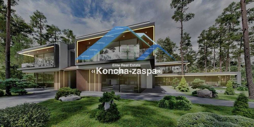 Конча Заспа, Козин. Продается современный дом в сосновом лесу