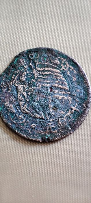 Moeda Antiga 10 Cash China 1912-1920 (Bandeiras Cruzadas)