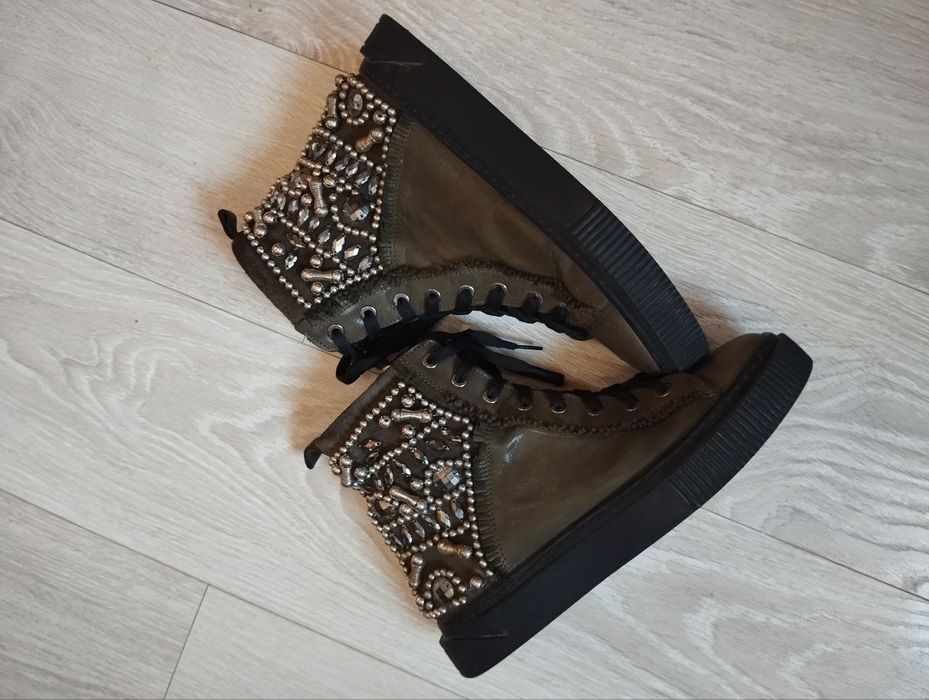 Ботинки шкіряні  Prego 37 розмір