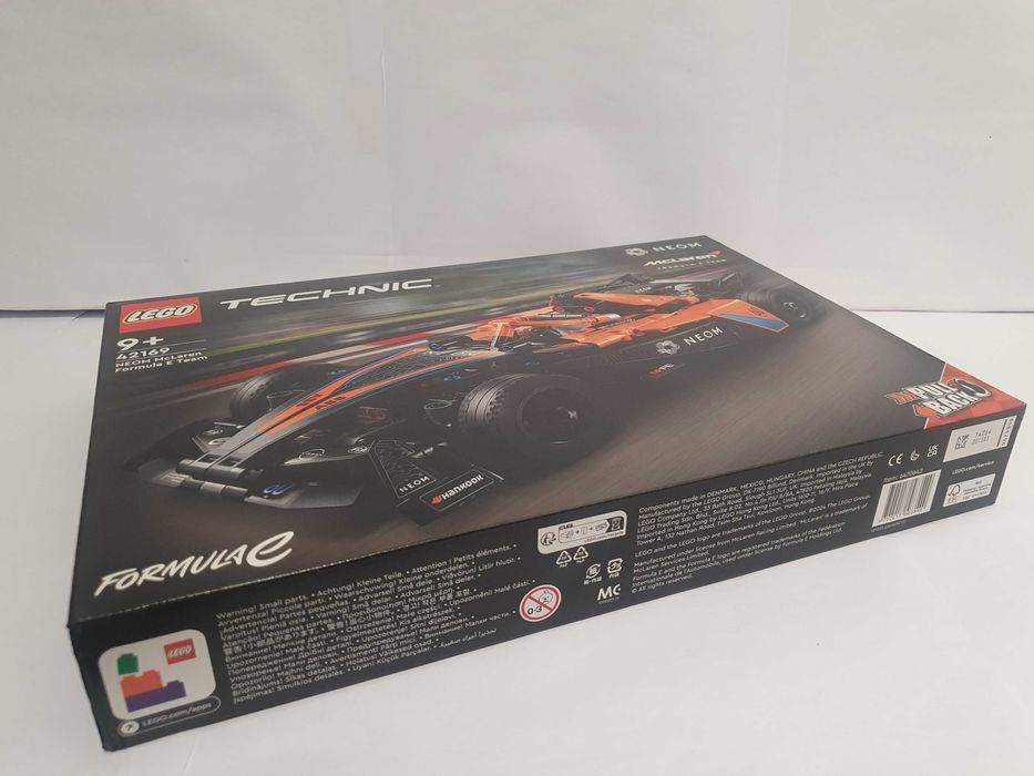 Klocki LEGO TECHNIC 42169 mclaren neom auto samochod formula 1 nowe