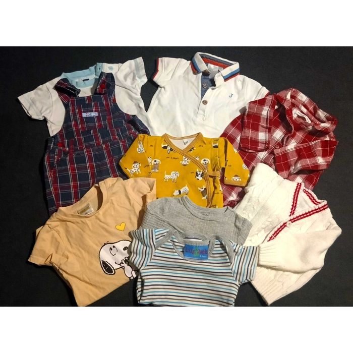 Zestaw ciuszkow dla niemowlaka 56 i 62, stan bdb