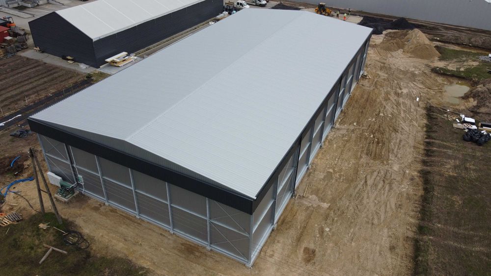 Hala chłodnicza 23x45x6  do przeładunków z dokami spedycyjnymi