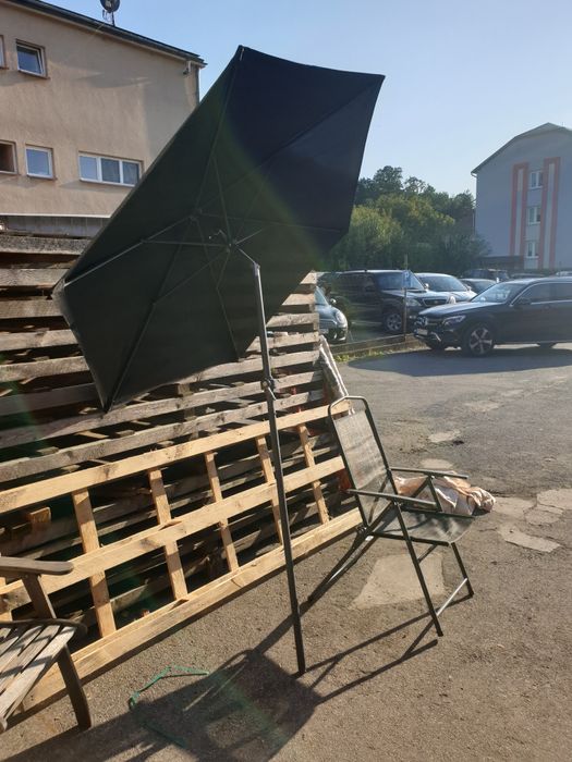 Parasol średni czarny