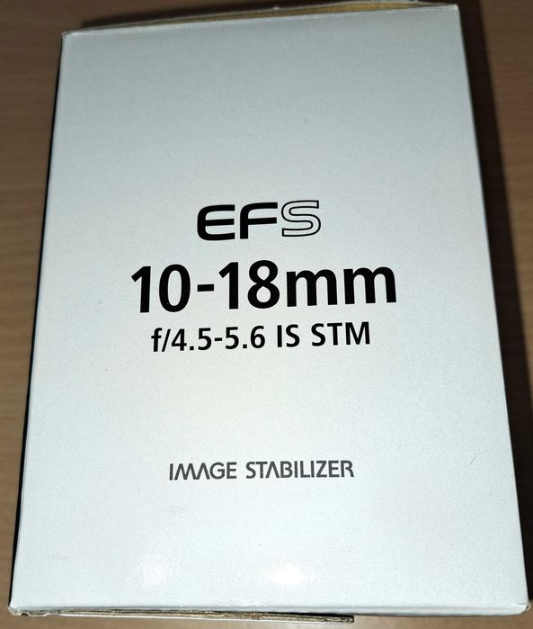 Grand Angular Canon EFS 10-18mm. Como novo. Usado cerca de 10 vezes.