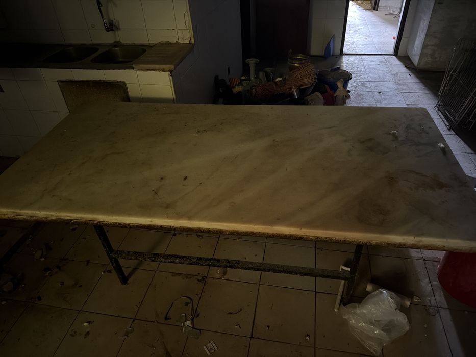 Mesa de marmore retangular 2m por 90cm