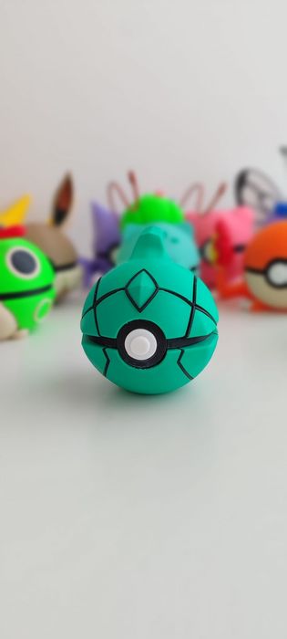Metapod pokeball pokemon 3d