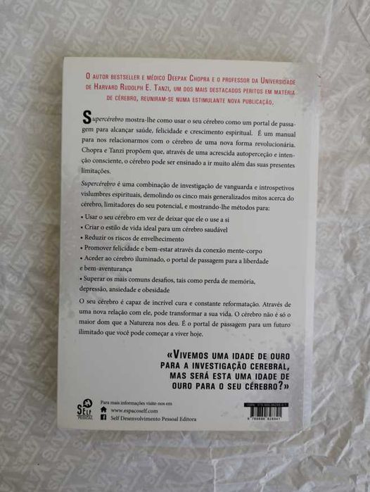 Super cérebro (Supercérebro) - Deepak Chopra e Rudolph E. Tanzi