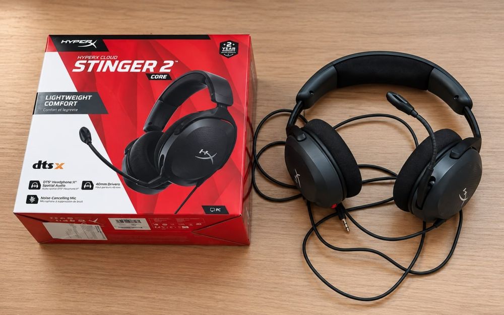 Ігрові навушники HyperX Cloud Stinger 2 Core 3.5 мм з мікрофоном