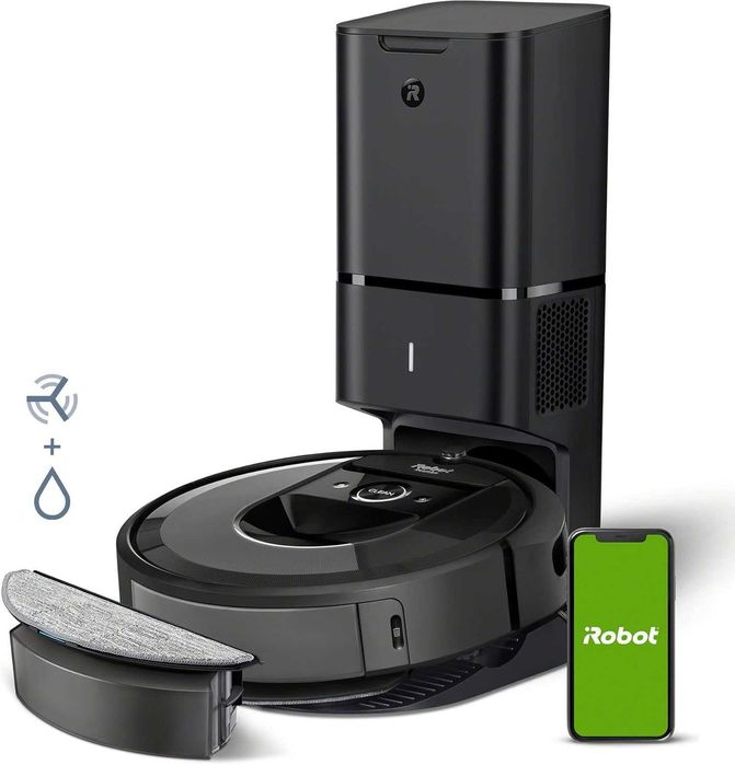 Robot sprzątający iRobot ROOMBA COMBO i8+ BAZA STACJA czarny i8576