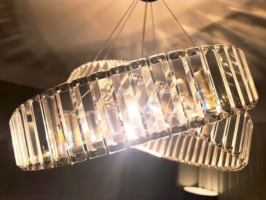 Lampa Crytal Light Orbix Ring - kryształowa piękna nowoczesna