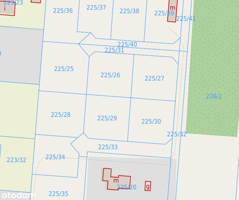 Działka 1072m2 idealna pod budowę domu