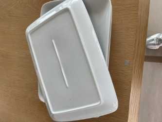 Conjunto de 4 pratos retangulares