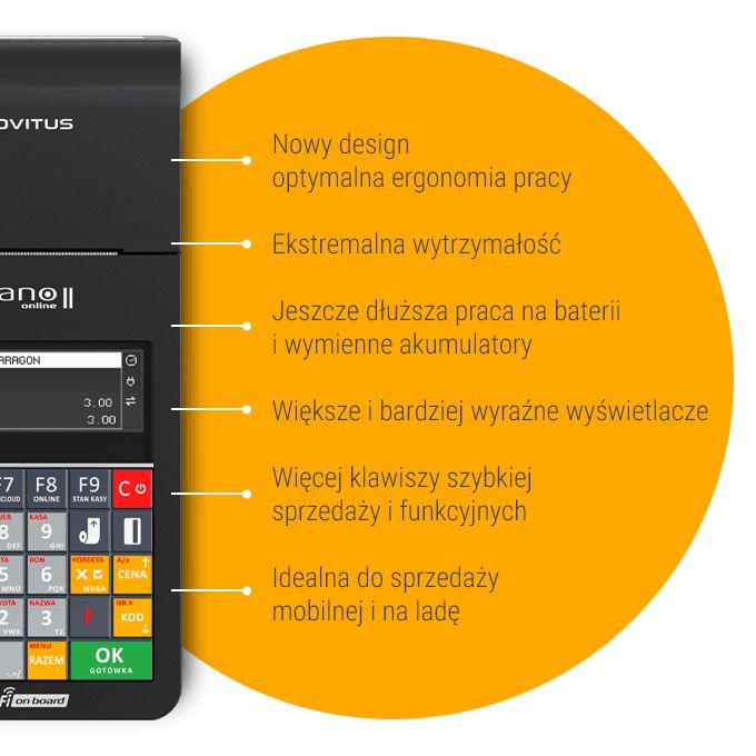 Kasa fiskalna Novitus Nano ONLINE WiFi LAN RATY 0% - 10x202,95