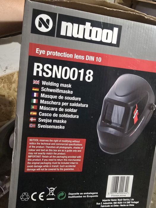 Capacete de soldar