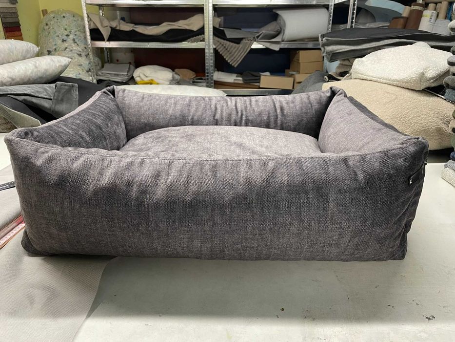 Nowe Legowisko Szare M 75x60 cm Antyposlizg. Sciągany Pokrowiec OKAZJA