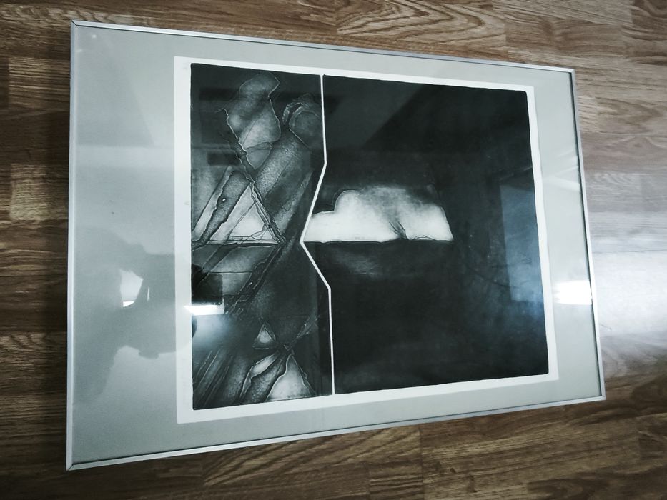 Litografia com moldura