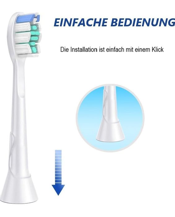 Zestaw 12 wymiennych głowic do szczoteczek do zębów Philips Sonicare