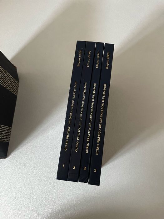 Conjunto livros - curso pratico de desenhor ilustrador