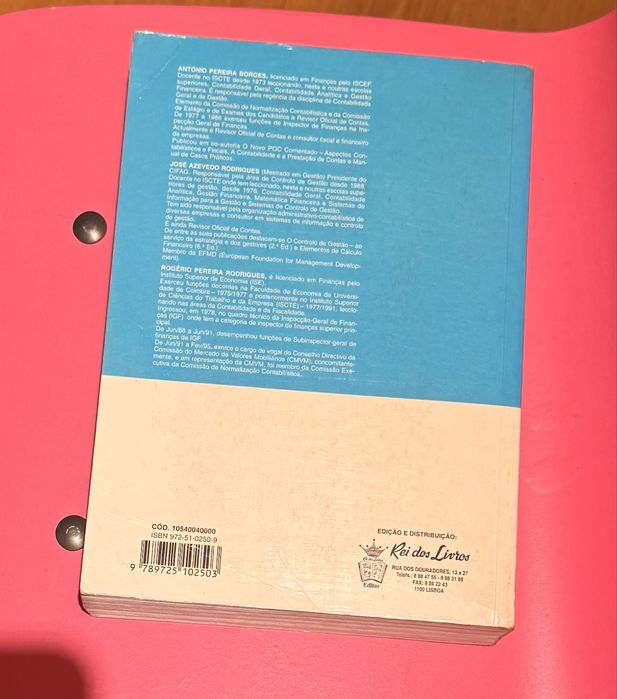 Livro “Elementos de Contabilidade Geral”