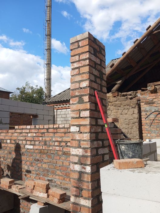 Будівельні роботи. Каменщик  штукатур.