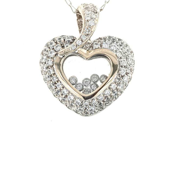 Złota przywieszka serce p.750 (34/9/25)/