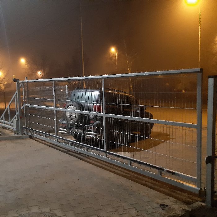 Brama panelowa 5m x 160 cm przesuwna OCYNK + kolor CAŁY ZESTAW