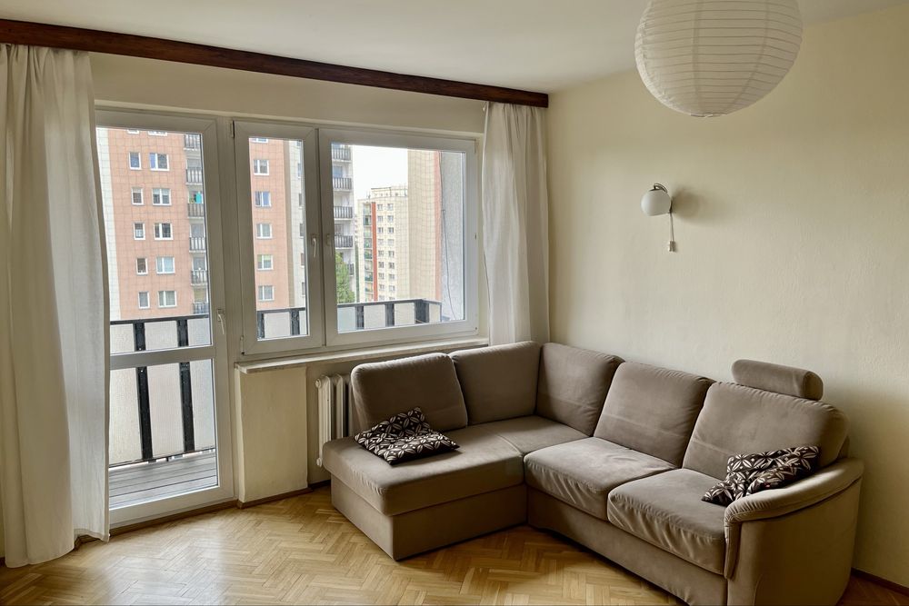 Słoneczne, trzypokojowe mieszkanie z komórką 57m2 Stegny, Mokotów, Warszawa