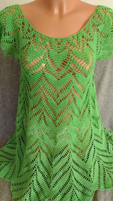 Платья ручной работы связано крючком