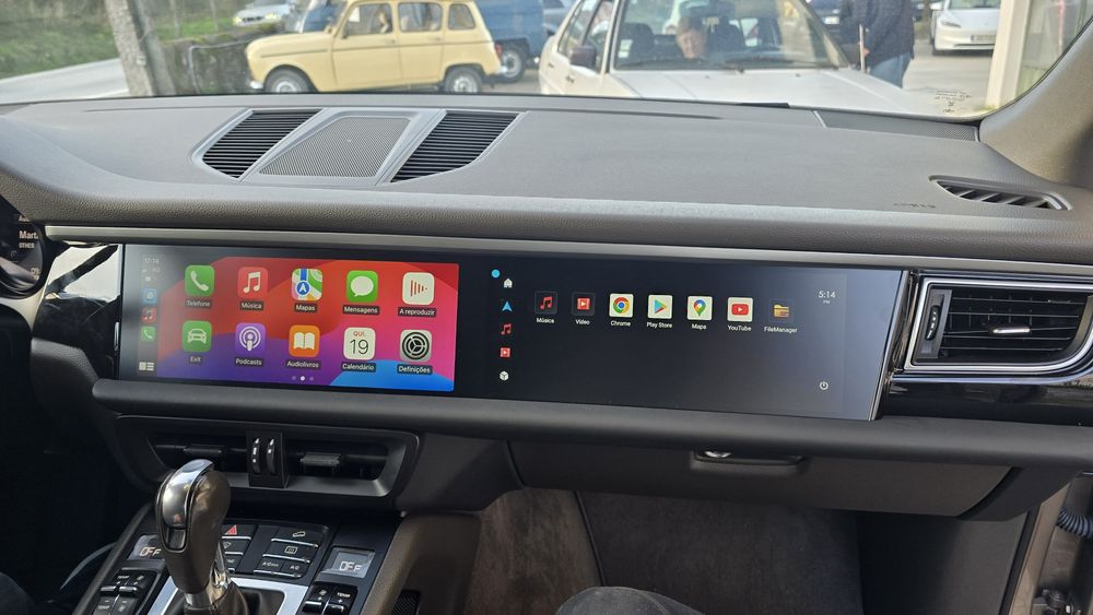 Rádio Porsche Macan 8/128GB Ecrã Duplo (Novo)