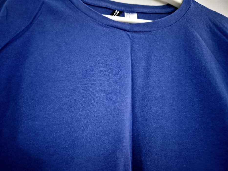 T-shirt L 40 H&M niebieski bluzka koszulka top