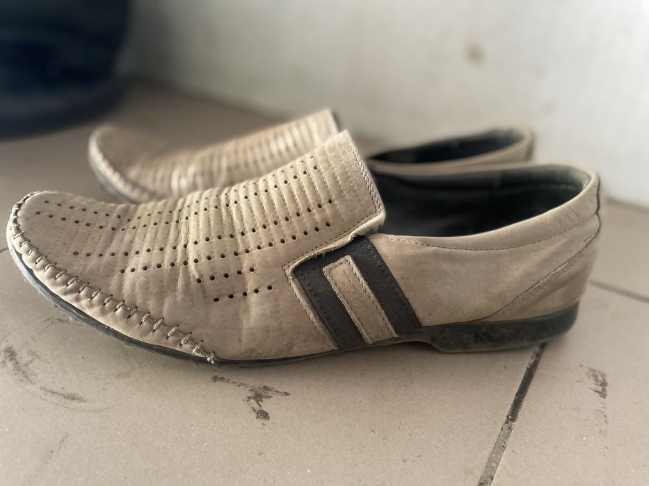 Мокасины мужские р.45 Нат кожа