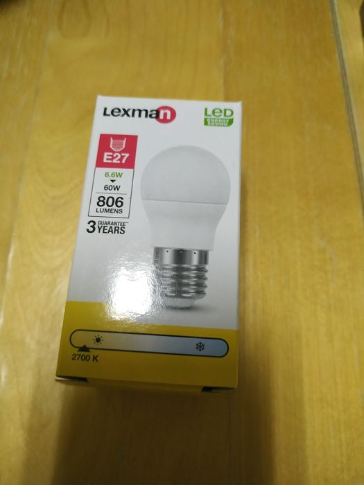 5 lâmpadas LED | marca Lexman
Fotografias frente e verso

Posso enviar