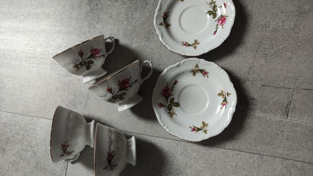 Filiżanka porcelanowa porcelana Wałbrzych dwie sztuki