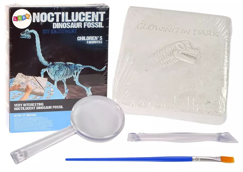 Wykopaliska. Szkielet 3D. Dinozaur Brachiosaurus. LEAN Toys